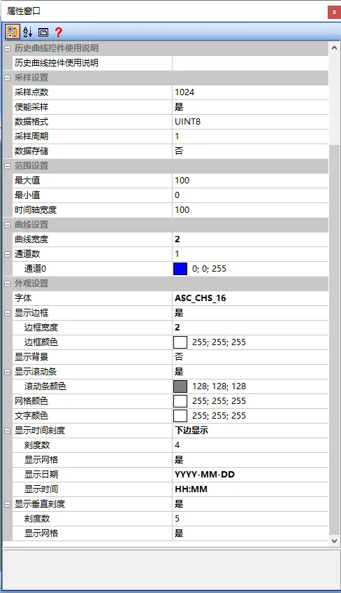 历史曲线控件如何使用？插图1