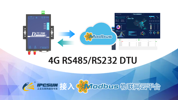 最佳实践 · IPCSUN 4G DTU 接入 MODBUS 物联网平台插图