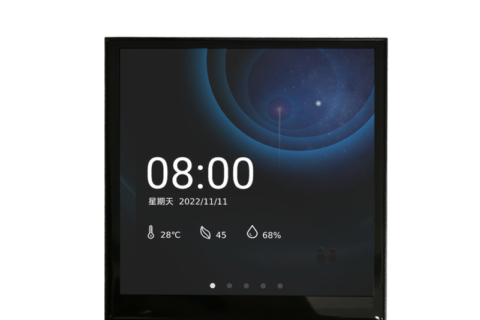 4.3寸智能触控面板-RS485自定义协议输出,自由组态,Modbus,情景模式