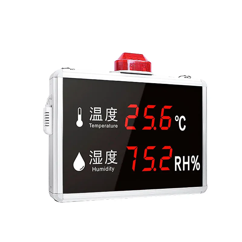 Modbus协议壁挂式温湿度变送器LED显示屏数字看板插图