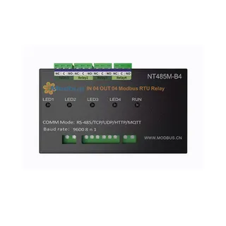 4入4出Modbus继电器模块