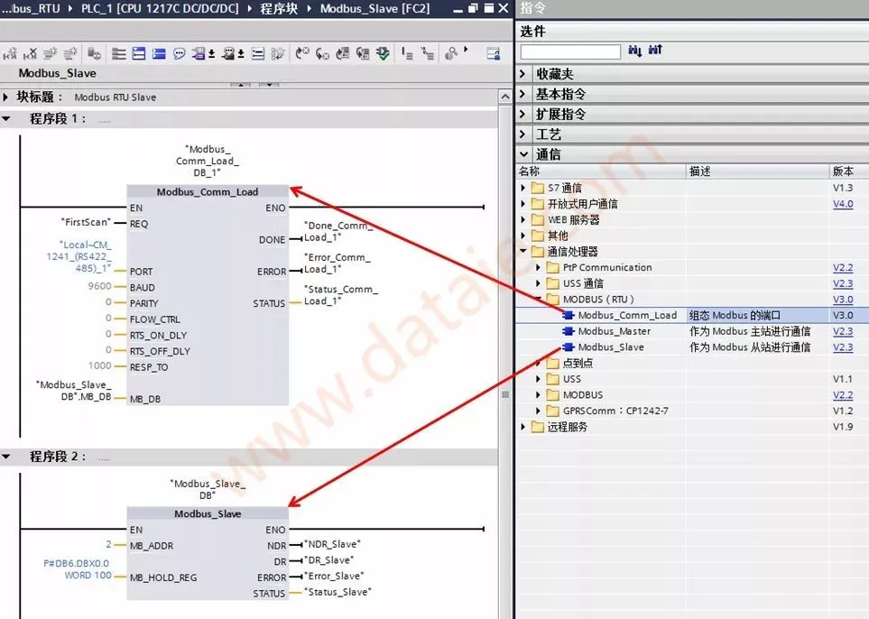 西门子1200PLC的Modbus（RTU）详细说明全集插图27
