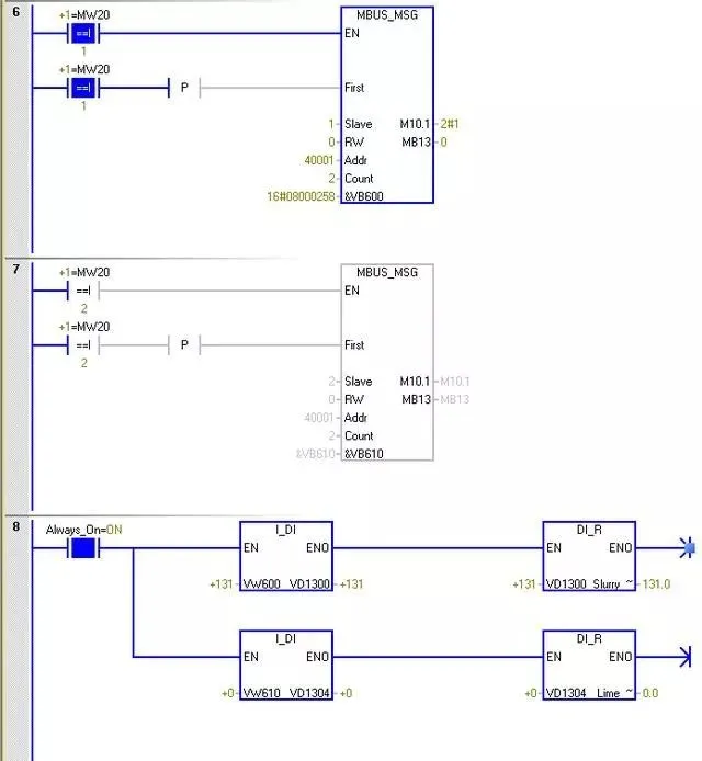 S7-200 SMART PLC与Modbus称重仪表的通讯案例插图7 S7-200 SMART PLC与Modbus称重仪表的通讯案例插图7