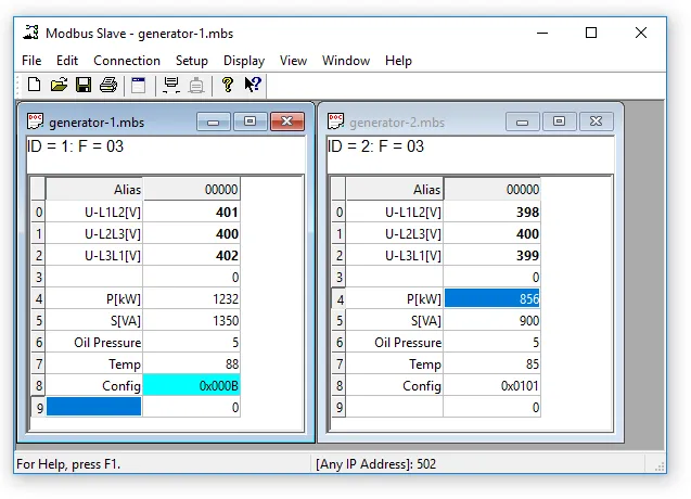 Modbus Slave英文版用户手册插图