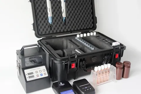 水质监测方案所经历的四个阶段：实验室监测、移动实验室监测、在线监测、传感器监测