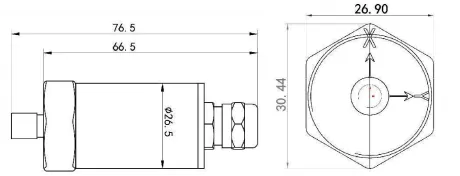 Modbus温振变送器-电机、减速机等旋转设备温度和振动的在线测量插图1