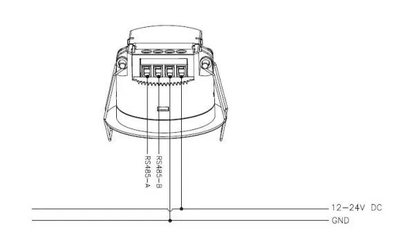 Modbus协议24GHz 毫米波活体存在感应器-移动、微动、呼吸探测+光照度插图2 Modbus协议24GHz 毫米波活体存在感应器-移动、微动、呼吸探测+光照度插图2