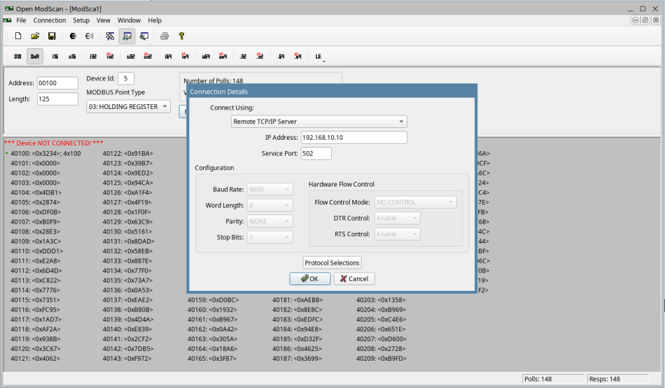 Open ModScan：一款功能全面的Modbus主站工具插图4