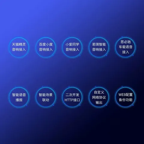 Modbus设备智能音响对接模块快思聪小爱同学天猫精灵小度音响