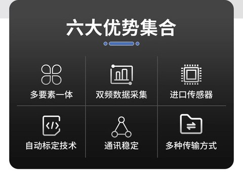 多功能空气质量传感器二氧化碳氨气甲醛检测双频数据采集通讯稳定