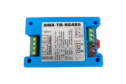 DMX512 与 RS485 信号转换模块说明书