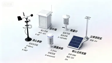 《天 – 地 – 空三维感知：农业气象环境监测系统核心技术详解》插图1