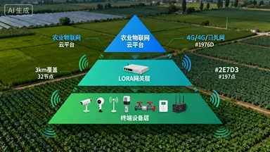 大田农业灌溉系统：LORA无线智能解决方案插图1