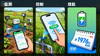 大田农业灌溉系统：LORA无线智能解决方案插图2