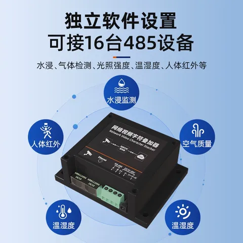 网络视频字符叠加器详细产品说明