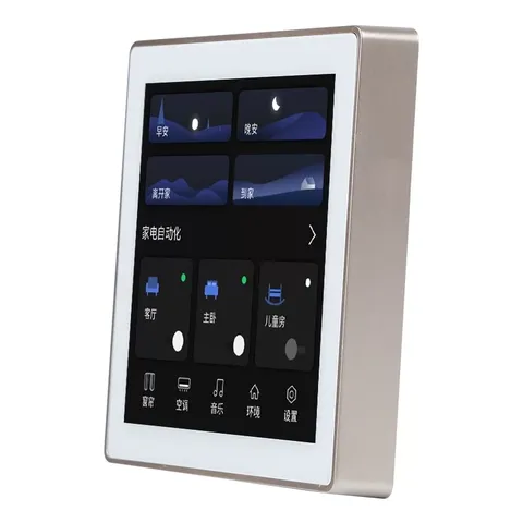 2.5D彩色4寸液晶场景面板-自定义协议/RS485/Modbus