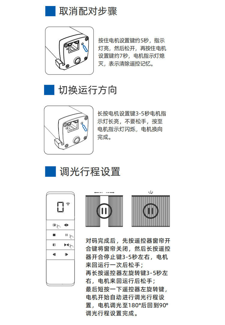 梦幻电动窗帘安装使用说明书 – RS485通讯叶片角度调节 – Modbus产品中心插图17