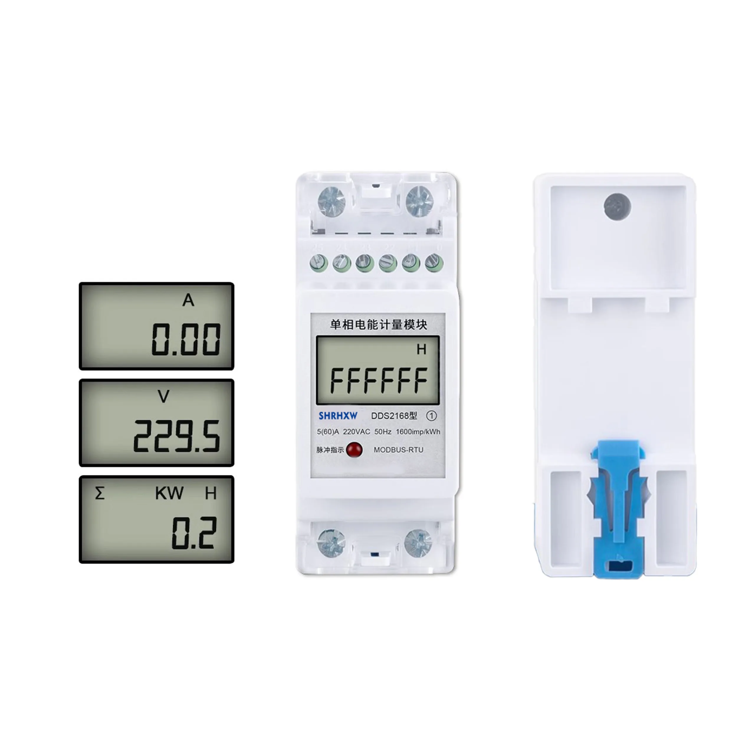 Home Assistant单相导轨式电能表:Modbus RTU远程拉合闸+实时监测 - Image 4